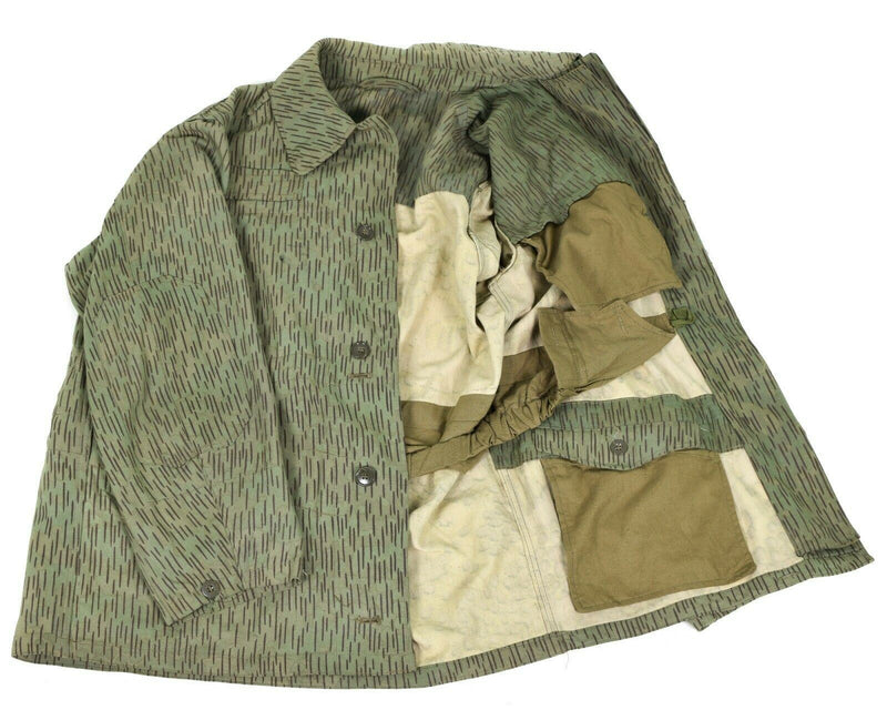 Combattimento militare dell'esercito ceco originale M60 giacca da campo parka pioggia goccia camuffamento