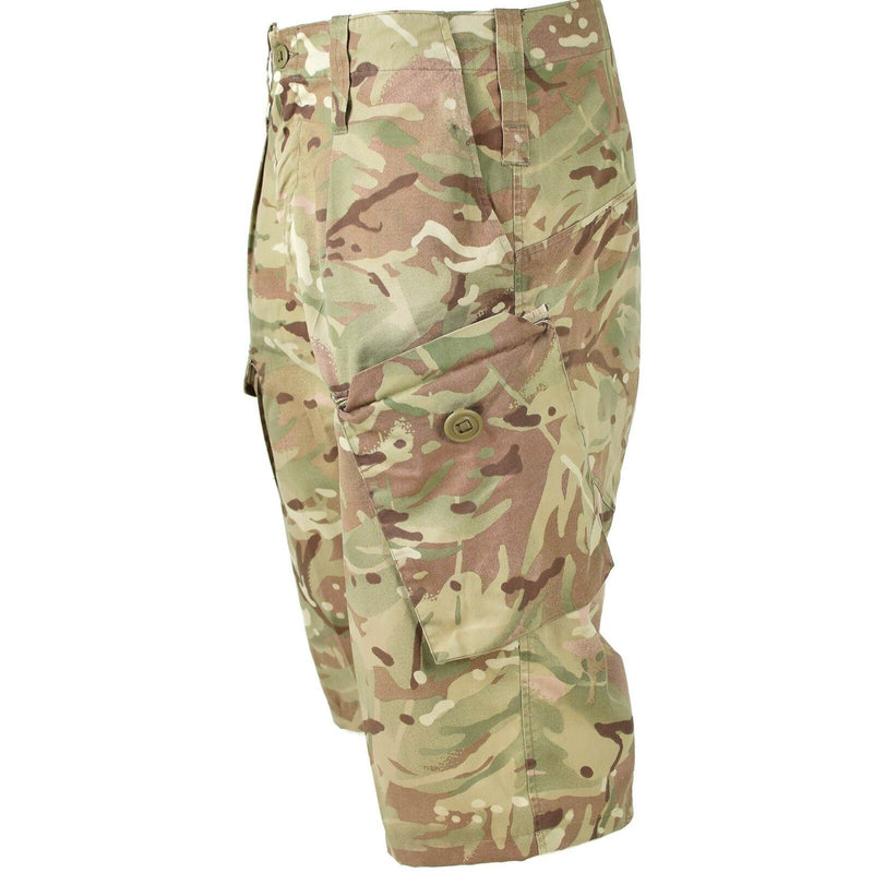Genuine British army military combat MTP camo shorts military issue bermuda