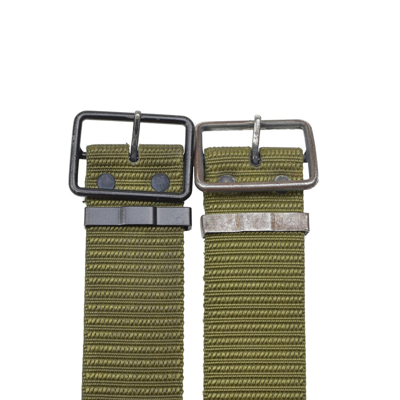 Original Czech Military belt canvas tactical olive thorn buckle CZ army surplus