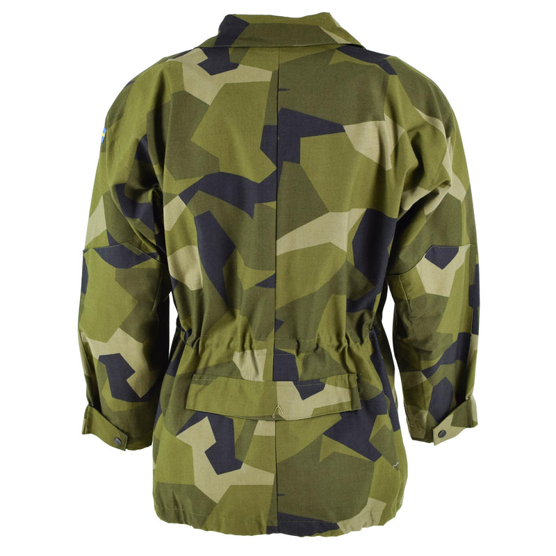 Original Swedish army heavy M90 jacket splinter camo military field troops NEW