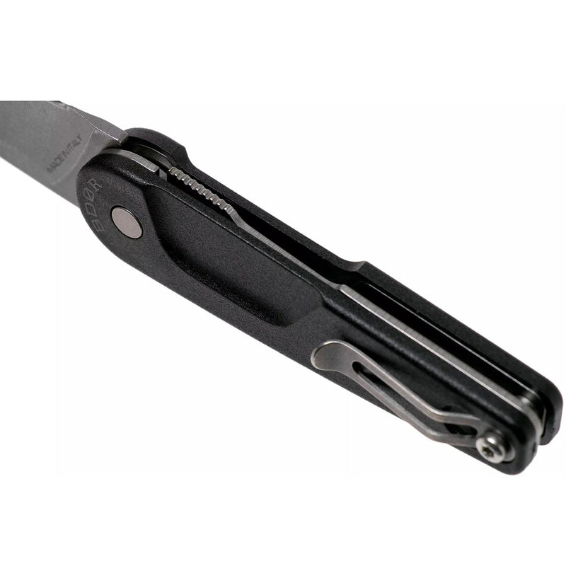 ExtremaRatio BD0 R BLACK folding leaf shape pocket knife N690 steel nylon handle