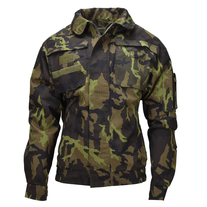 Veste de combat militaire tchèque originale en polycoton VZ95 camouflage