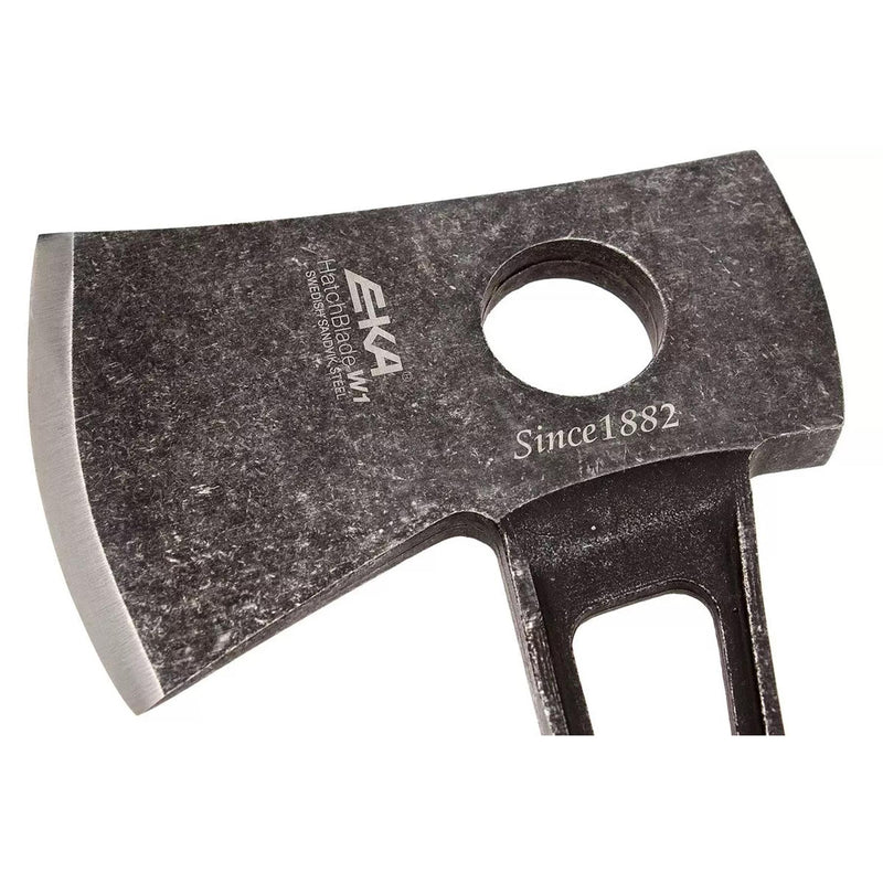 Marca EKA EKA HatchBlade W1 Hand Axe Ligero negro G10 Mango 12C27 Acero