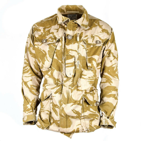 Veste de combat militaire originale de l'armée britannique Desert Parka 95 Smock Rip Stop