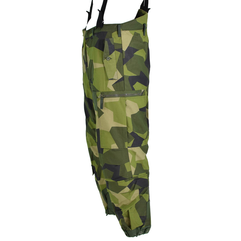 Originele Zweedse thermische tankbroeken M90 Splinter Camouflage BDU -broek Nieuw