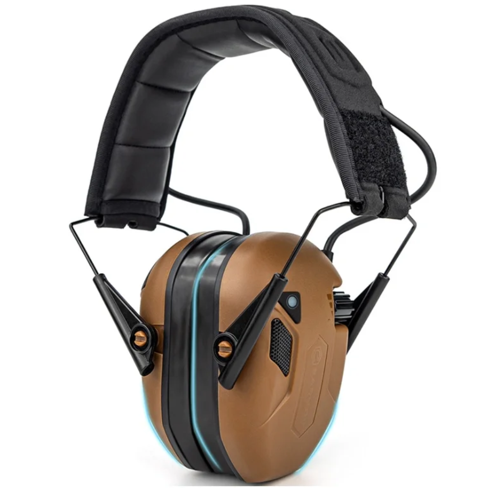 EARMOR M300T Protection Auditive Électronique Bluetooth 22dB NRR Coyote Marron
