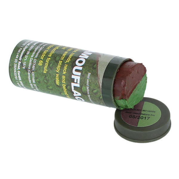 BCB Army camouflage cream stick make-up face paint tactical camo Brown/Green