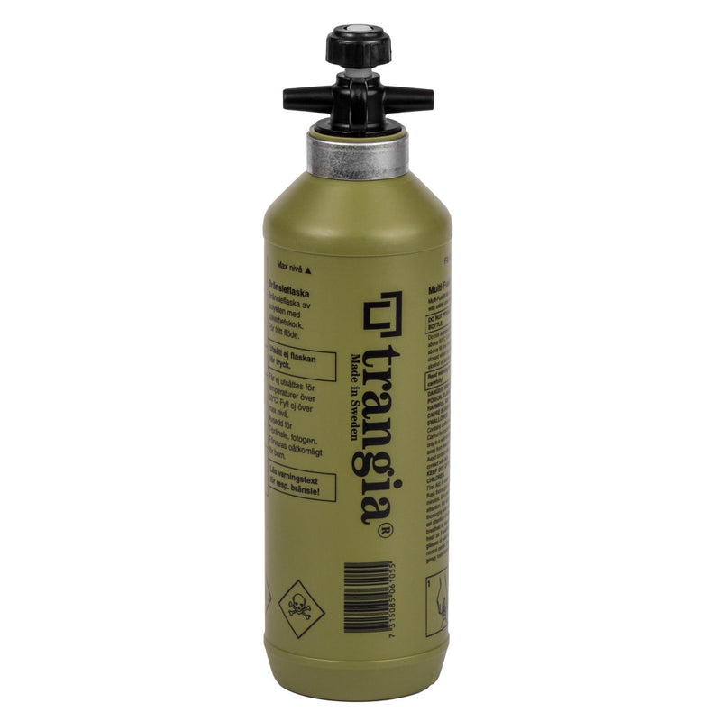 Trangia Flüssigbrennstoffflasche Benzinbrenner Polyethylenflasche Outdoor Wandern Olive