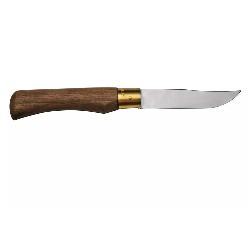 Antonini Old Bear Pocket Knife 10cm Carbon C67 Blade Walnut Wood Handle