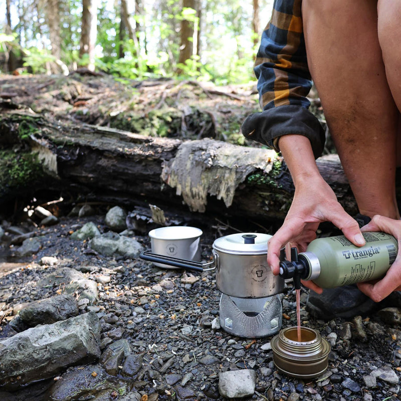 Trangia kitchen stove set cookware lightweight stainless steel compact hiking