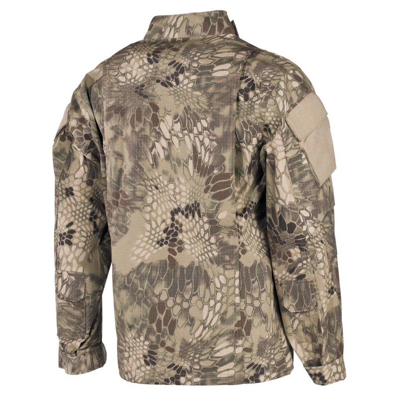 Veste de combat de style militaire de marque Mission Snake FG Camouflage uniforme