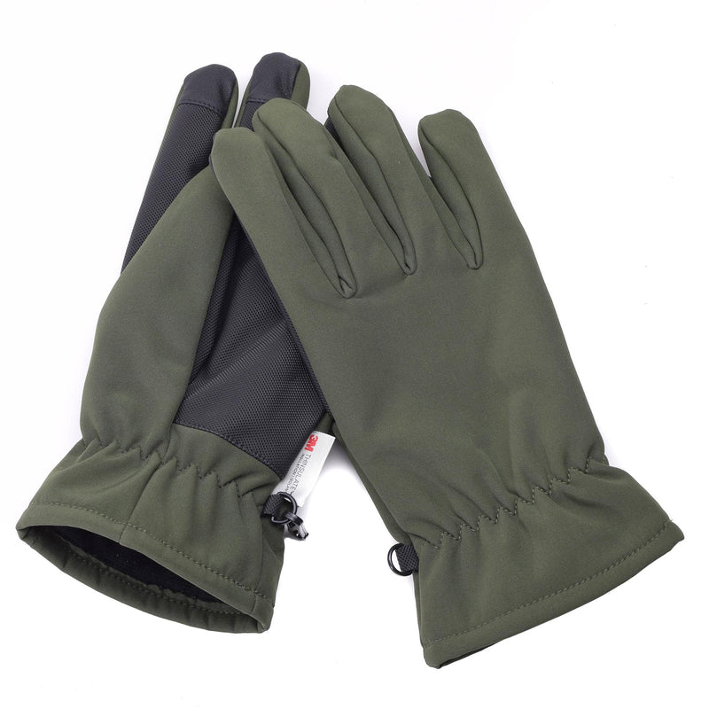 Gants Mil-Tec Softshell THINSULATE™ doublure olive hiver homme OD vert militaire