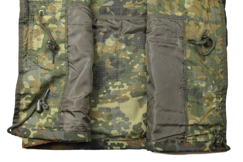 Mil-Tec Brand Jacket Ripstop Smock Ejército alemán Flecktarn Camo Parka Wear Wear