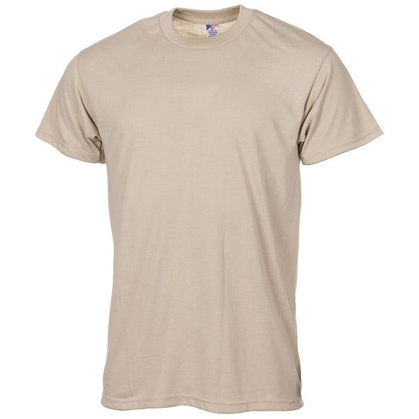 Origineel U.S. Military T-Shirt 1 Layer Troops Uniform Underwear Shirt Sand Color
