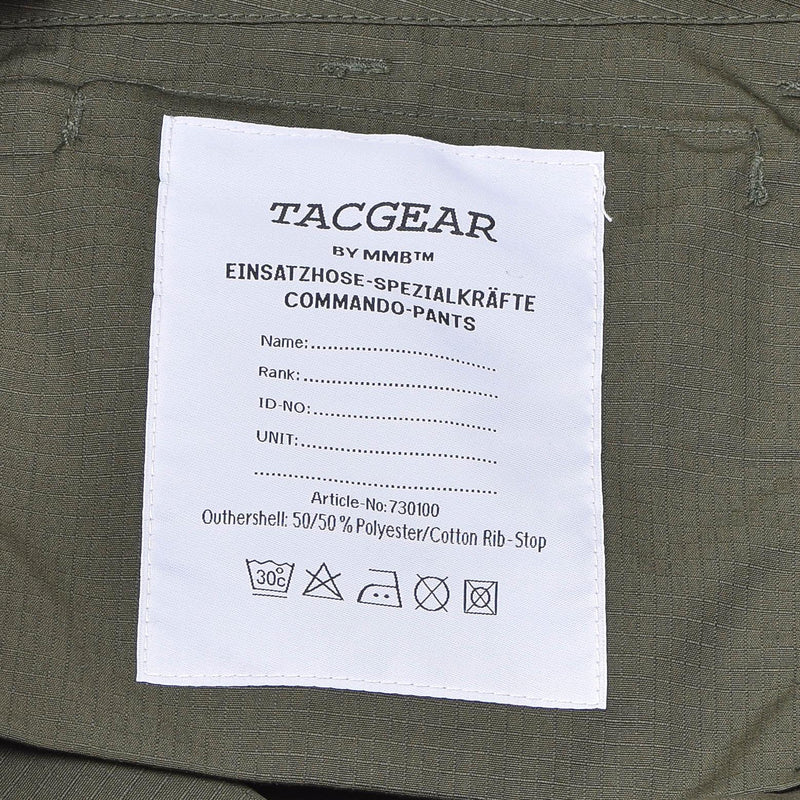 Tacgear Militaire veld Laadbroek Ripstop Tactische versterkte broek Olive