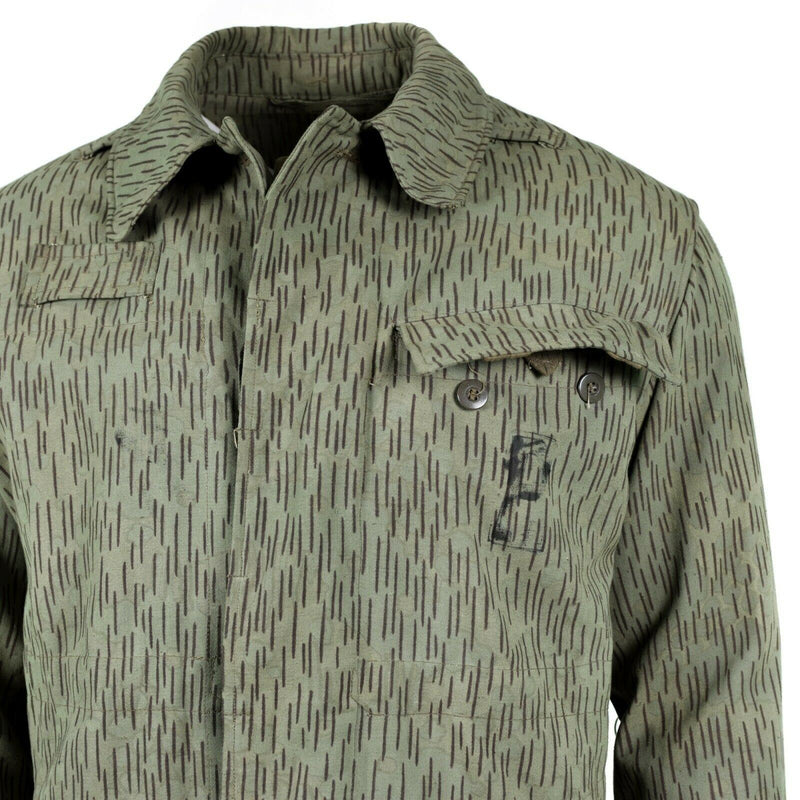 Combattimento militare dell'esercito ceco originale M60 giacca da campo parka pioggia goccia camuffamento