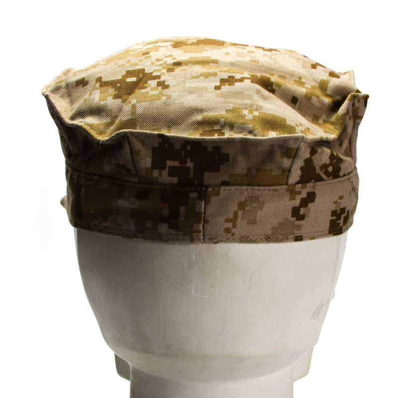 Véritable casquette de garnison de l'armée américaine MARPAT MC DESERT chapeau militaire de campagne patrouille BDU