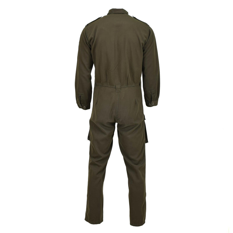 Original Austrian BH Military coverall men works mechanic polycotton suit Olive