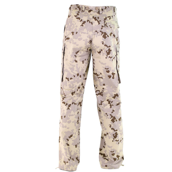 Echt Duitse leger uitgifte woestijn camo broek veld gevechten broek tropisch nieuw