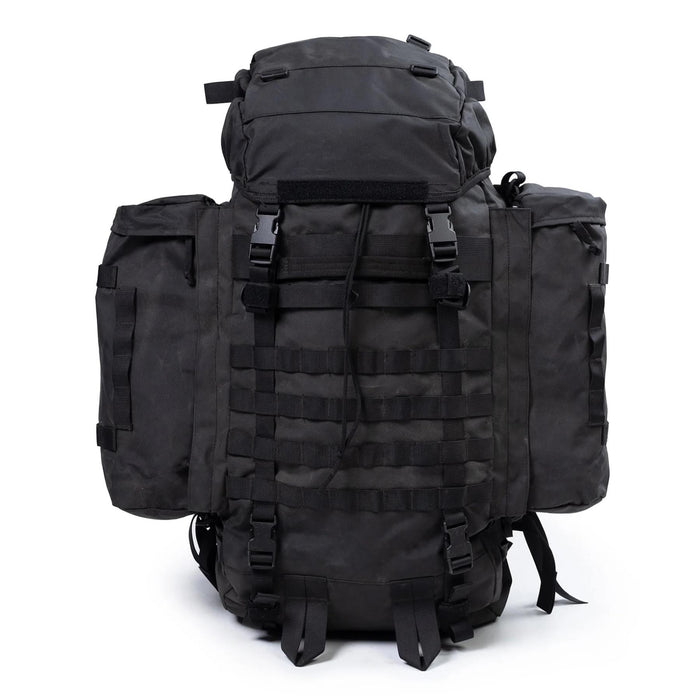 Zaino militare olandese originale da 40+20 litri grande zaino da campeggio per escursionismo nero