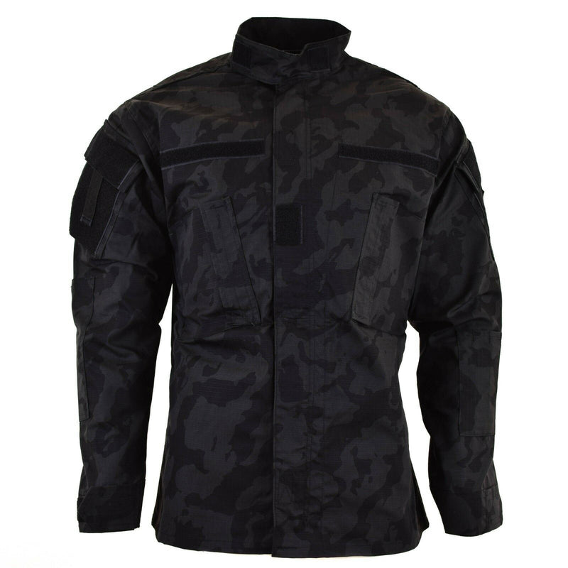 Brand Army Style Military Combat Jacket Acu Ripstop Night Camo Field Uniforme