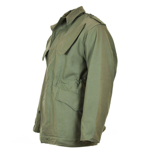 Chaqueta de campo del ejército holandés holandés original aceituna