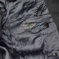 Abrigo de vestir de lana original del ejército holandés, cruzado, azul
