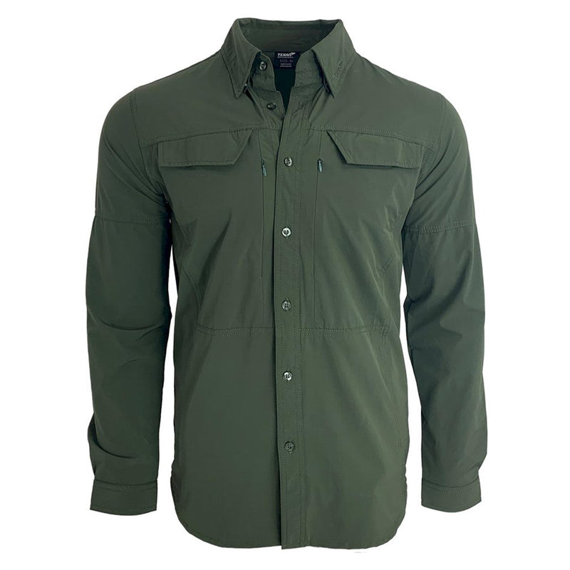TEXAR long-sleeve military shirt slim fit durable garment classic army shirts