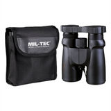 Mil-Tec Binoculares impermeables 8x42 Negro Óptica de senderismo para caza al aire libre