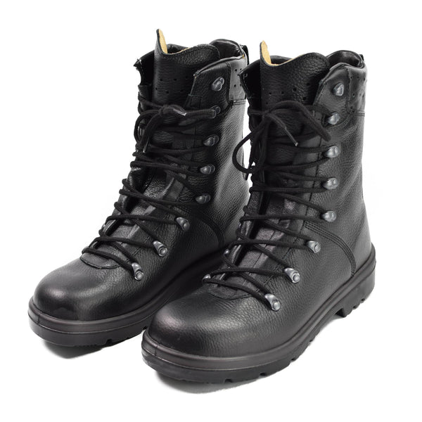 Original Alemania Botas del ejército de la Alemania Campo de cuero negro BDU Combat BW Problema militar nuevo