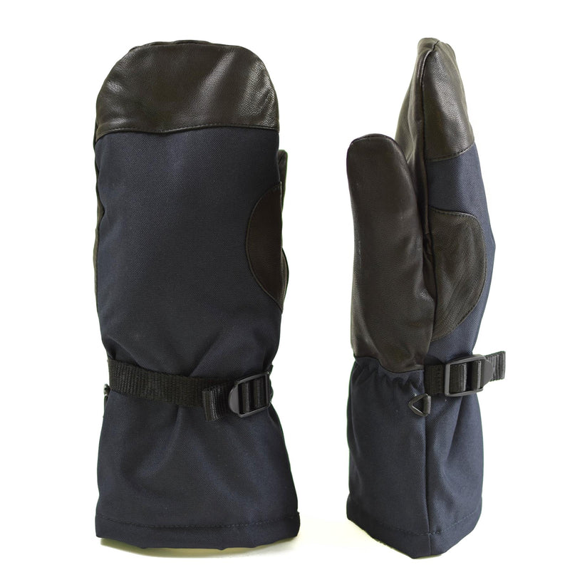 Mittens del ejército holandés original Guantes de invierno de la OTAN azul marino marítima marítima nueva