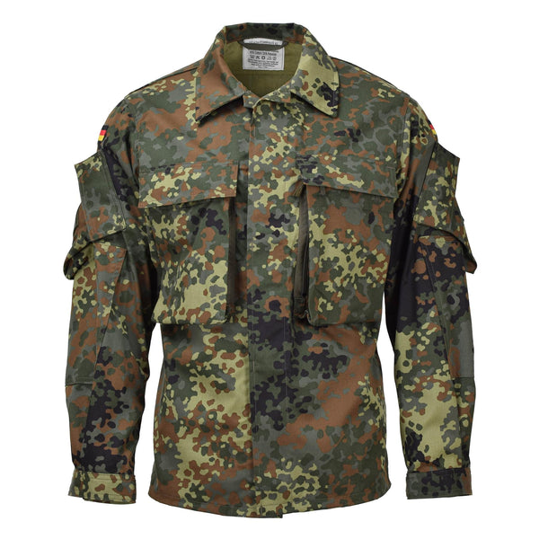 Chemises tactiques de combat militaire Leo Kohler flecktarn camo forces armées troupes