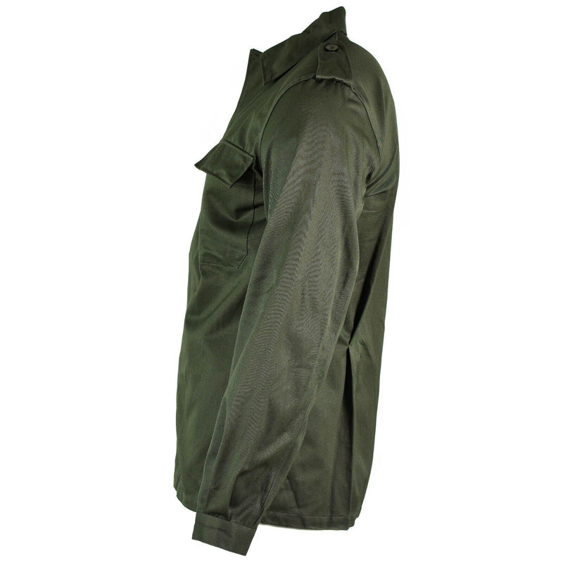 Original Belgian army field jacket military BDU olive shirt military combat NEW