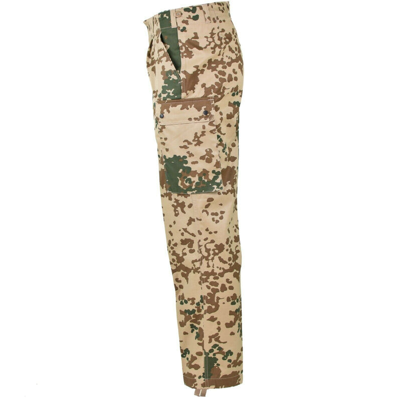 Genuino ejército alemán Pantalones de camuflaje de camuflaje de camuflaje Combate de campo Bw pantalones Nuevos