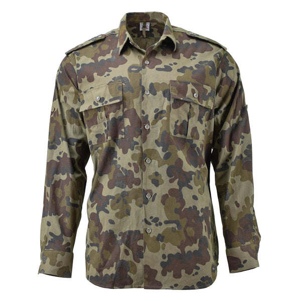 Chemises militaires roumaines originales, uniforme de campagne léger M94 Mozaic camo