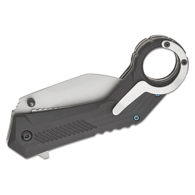 Boker Magnum Velcon tactical pocket knife Hawkbill 440C Steel blade G10 Handle