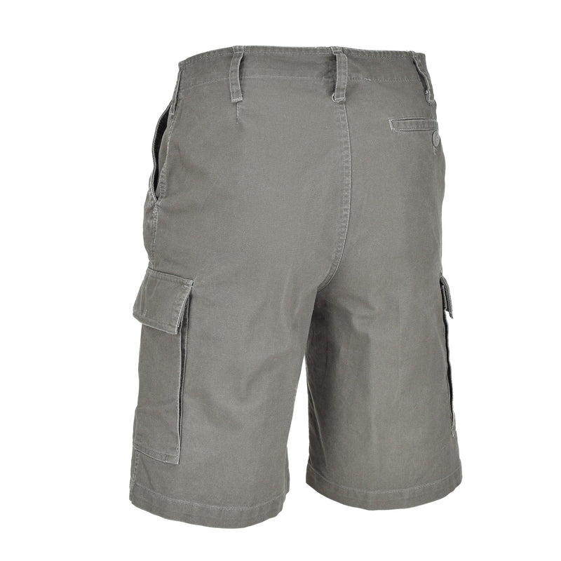 Mil-Tec Brand German Army style olive prewashed Moleskin bermuda military shorts