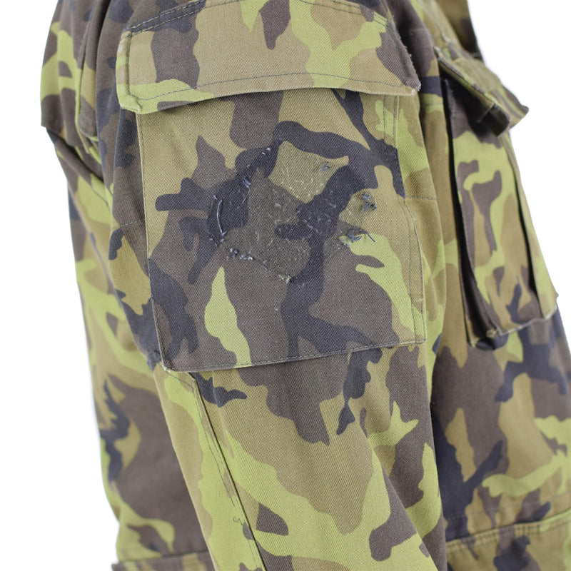 Truppe dell'esercito ceco originale Field Giacca foglia Mamo Pattern Parka Military Surplus