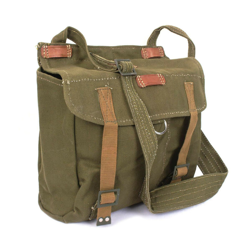 Guido sacchetto di pane rumeno in surplus militare tela oliva haversack surplus