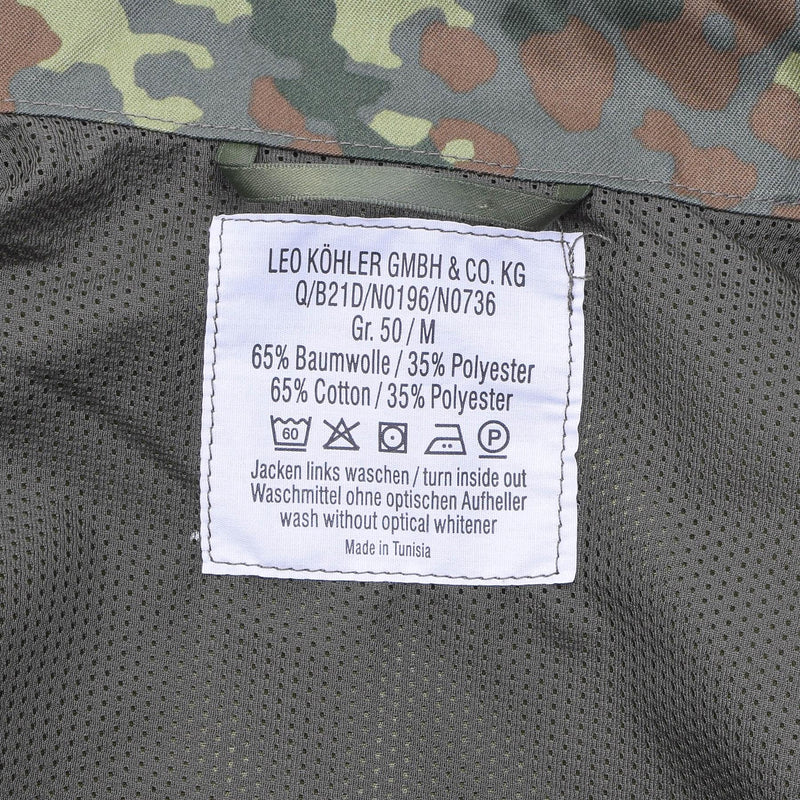 Leo Kohler Combate Militar Combate Tactical Field Flecktarn Camo