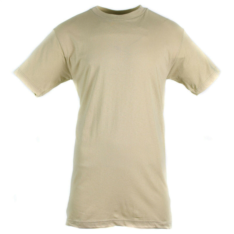 Echt het Amerikaanse leger t-shirt kaki gekamd katoenen shirt korte mouwen militair nieuw