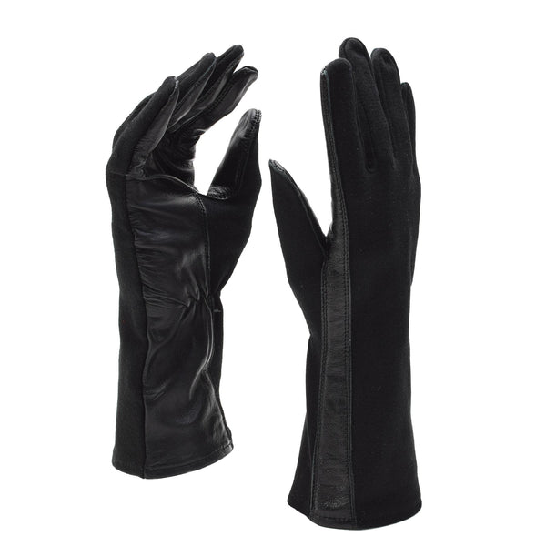 Gants en cuir de pilote militaire néerlandais d'origine, chauffants, résistants à la chaleur, en aramide, NEUF