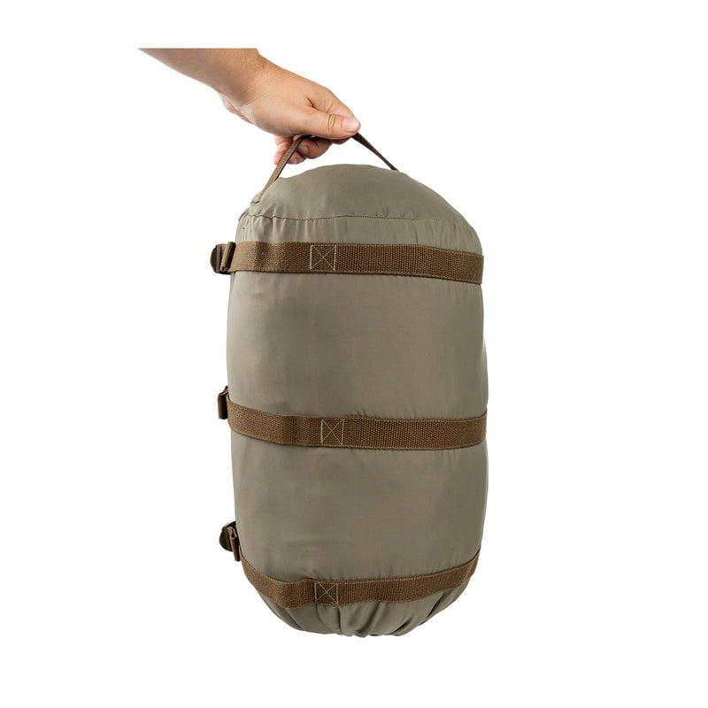 Sac de couchage de compression authentique de l'armée autrichienne, sac de transport, sac de couchage, olive
