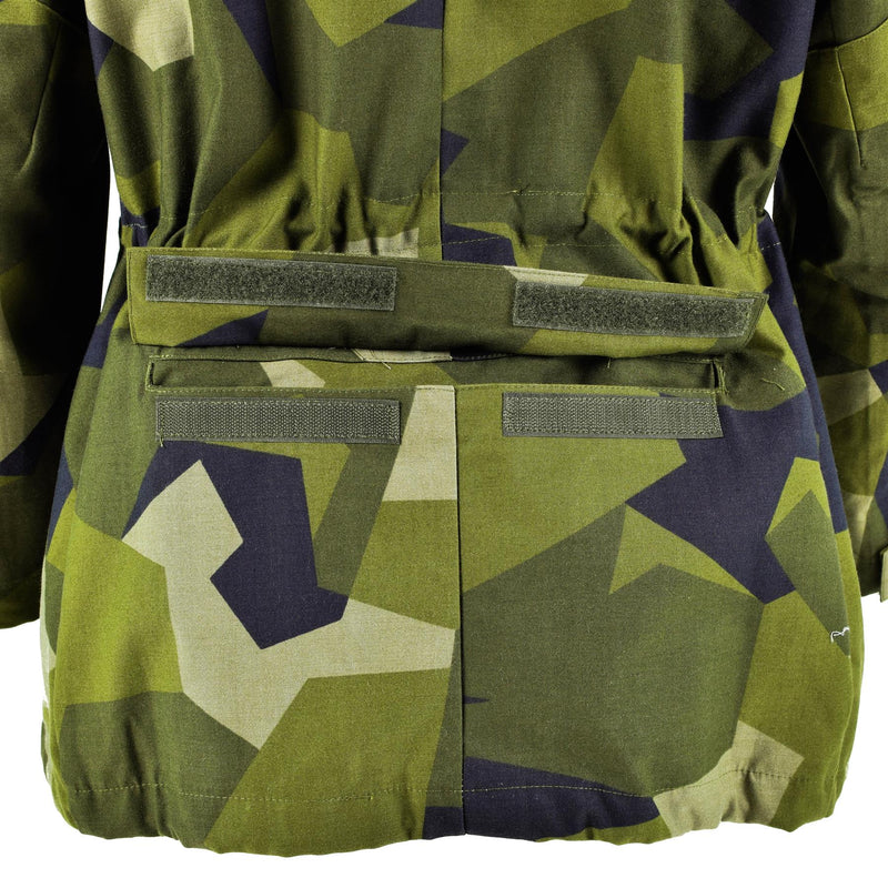 Original Swedish army heavy M90 jacket splinter camo military field troops NEW