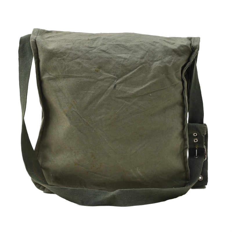 Bolso de hombro de oliva militar búlgaro original correa ajustable viajes al aire libre
