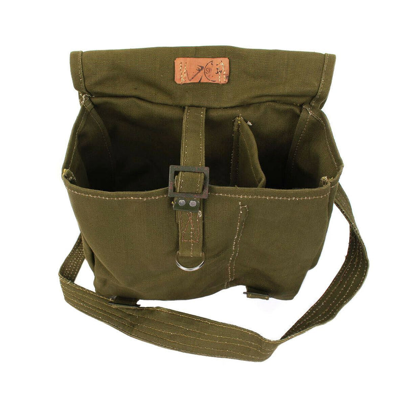 Guido sacchetto di pane rumeno in surplus militare tela oliva haversack surplus