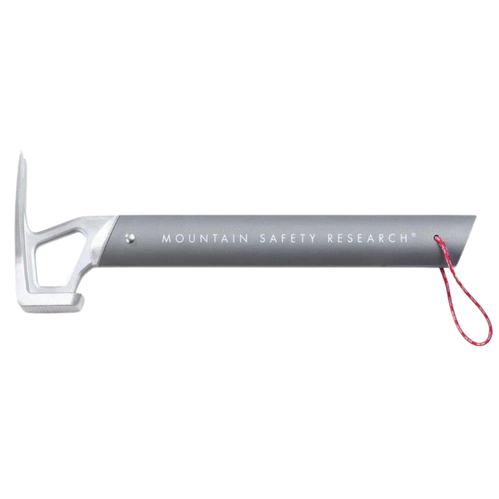 MSR Martillo de estaca Extractor de clavijas para tienda Abridor de botellas de acero inoxidable Camping Gris