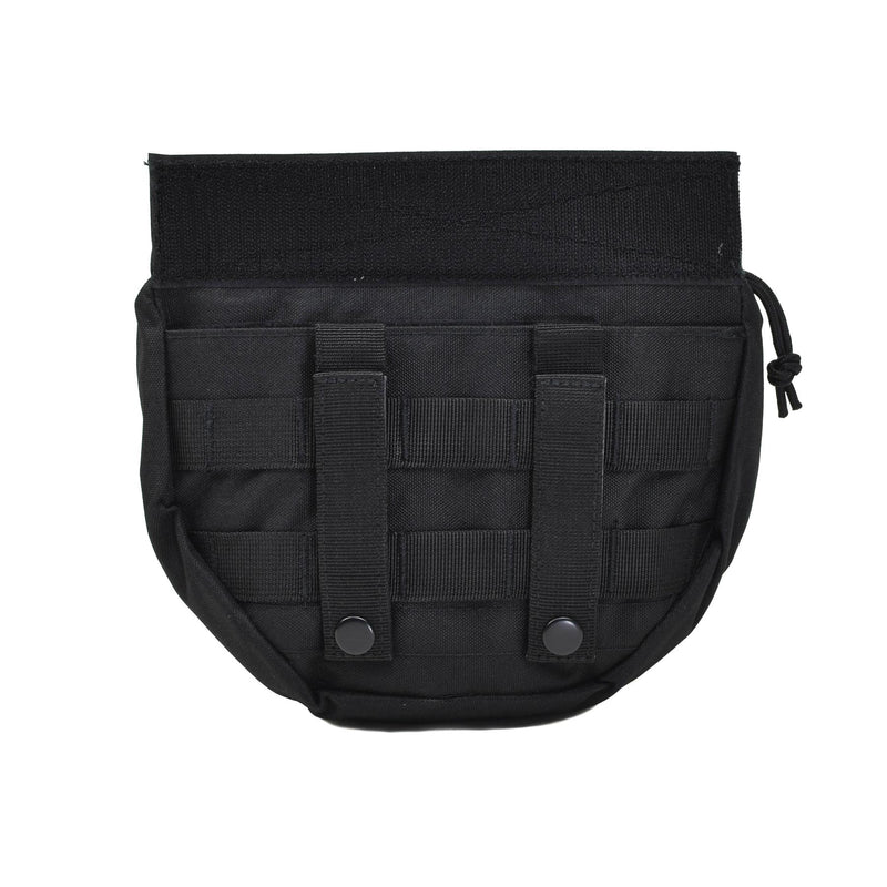 MIL-TEC Dropdown pouch small tactical utility bag front panel molle type black