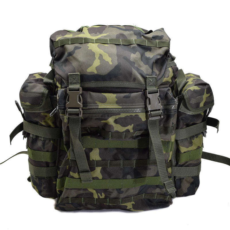 Sac à dos militaire d'origine tchèque Molle à dégagement rapide Woodland Camo 30l