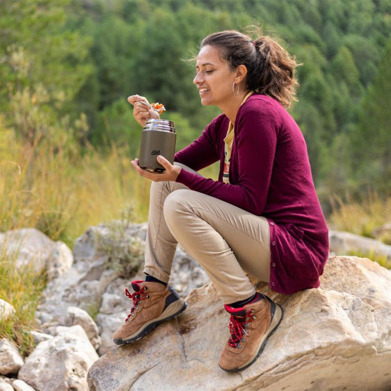 Pichet alimentaire de marque ESBIT en acier inoxydable 12 heures de rétention de la chaleur 750 ml Vert olive